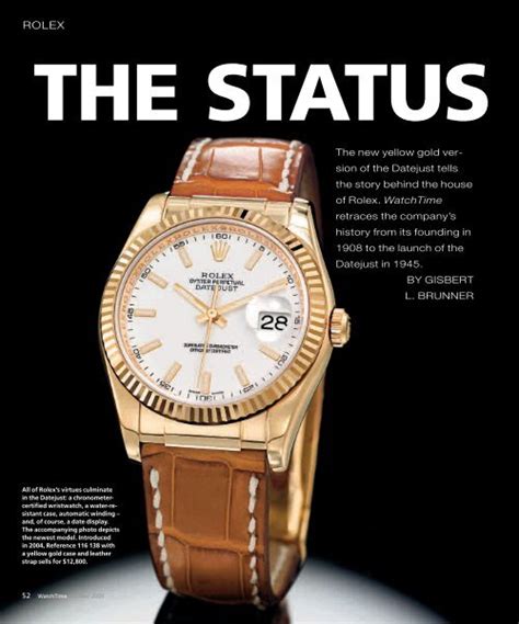 rolex status symbol